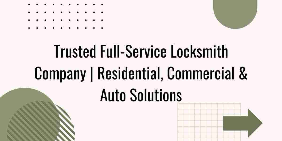 Trusted Full-Service Locksmith Company | Residential, Commercial & Auto Solutions